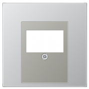 Jung LS 990 Алюминий Накладка на USB зарядные устройства и TAE-розетки