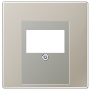 Jung LS 990 Нержавеющая сталь Накладка на USB зарядные устройства и TAE-розетки