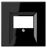 Jung LS 990 Черный Накладка на USB зарядные устройства и TAE-розетки