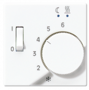 Jung А 500 Белый Накладка Регулятора теплого пола (механизм FTR231U)