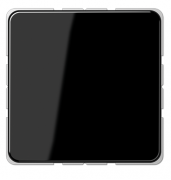 Jung CD 500 Черный Заглушка с суппортом