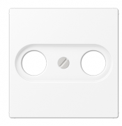Jung A Flow/A 550 Белый матовый Накладка TV-FM розетки