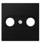Jung A Flow/A 550 Черный матовый Накладка TV-FM розетки