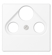 Jung A Flow/A 550 Белый матовый Накладка TV-SAT-FM розетки