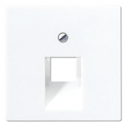 Jung A 500 Белый Накладка 1-ой наклонной ТЛФ/Компьютерной розетки