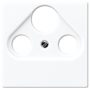 JUNG А 500 Белый Накладка TV-SAT-FM розетки