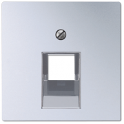 Jung A 500 Алюминий Накладка 1-ой наклонной ТЛФ/комп розетки