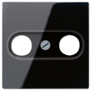 Jung А 500 Черный Накладка TV-FM розетки