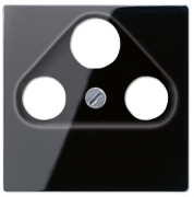 Jung А 500 Черный Накладка TV-SAT-FM розетки