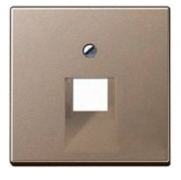 Jung A 500 Мокко Накладка 1-ой наклонной ТЛФ/комп розетки