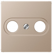 Jung A 500 Шампань Накладка TV-FM розетки