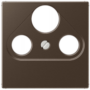 Jung A 500 Мокко Накладка TV-SAT-FM розетки