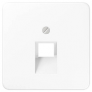 Jung CD 500 Белый Накладка 1-ой наклонной ТЛФ/Компьютерной розетки