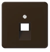 Jung CD 500 Коричневый Накладка 1-ой наклонной ТЛФ/Компьютерной розетки