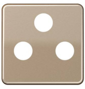 Jung CD 500 Золотая бронза Накладка TV-FM-SAT