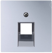 Jung ECO profi Алюминий Накладка 1-ой наклонной ТЛФ/комп розетки