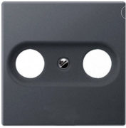 Jung ECO profi Антрацит матовый Накладка TV-FM розетки