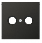 Jung ECO profi Черный матовый Накладка TV-FM розетки