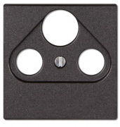 Jung ECO profi Антрацит матовый Накладка TV-SAT-FM розетки