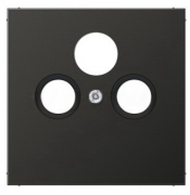 Jung ECO profi Черный матовый Накладка TV-SAT-FM розетки