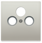 Jung LS 990 Нержавеющая сталь Накладка TV-SAT-FM розетки