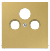 Jung LS 990 Латунь классическая Накладка TV-SAT-FM розетки