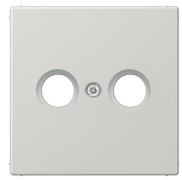 Jung LS 990 Светло-серый Накладка TV-FM розетки
