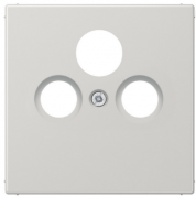Jung LS 990 Светло-серый Накладка TV-SAT-FM розетки