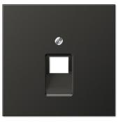 Jung LS 990 Антрацит Накладка 1-ой наклонной ТЛФ/комп розетки