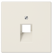 Jung LS 990 Слоновая кость Накладка 1-ой наклонной ТЛФ/комп розетки