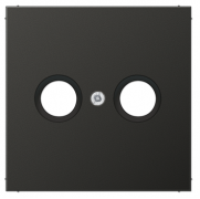 Jung LS 990 Антрацит Накладка TV-FM розетки
