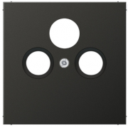 Jung LS 990 Антрацит Накладка TV-SAT-FM розетки