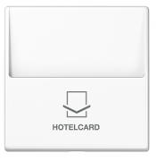 Jung A 500 Белый Накладка Карточного выключателя Hotelcar