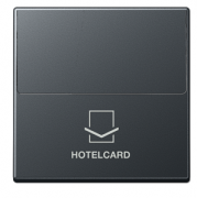 Jung A 500 Антрацит матовый Накладка Карточного выключателя Hotelcar