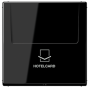 Jung LS 990 Черный Накладка Карточного выключателя Hotelcar