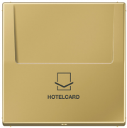 Jung LS 990 Латунь классическая Накладка Карточного выключателя Hotelcar