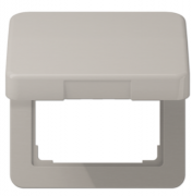 Jung CD 500 Платина Крышка откидная для розеток и изделий 50х50