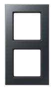 Jung A 550 Антрацит матовый Рамка 2-ая