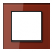 Jung A Creation Стекло Красный оксид Рамка 1-ая