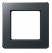 Jung A Flow Антрацит матовый Рамка 1-ая