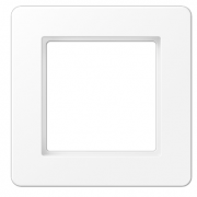 Jung A Flow Белый матовый Рамка 1-ая