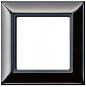 Jung AS 500 Черный Рамка 1-ая