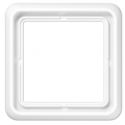 Jung CD 500 Белый Рамка 1-ая