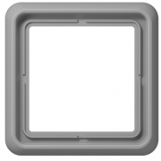 Jung CD 500 Серый Рамка 1-ая