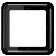 Jung CD 500 Черный Рамка 1-ая