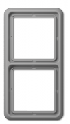 Jung CD 500 Серый Рамка 2-ая
