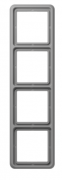 Jung CD 500 Серый Рамка 4-ая