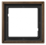 Jung LS 990 Латунь античная Рамка 1-ая