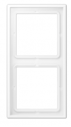 Jung LS 990 Белый матовый Рамка 2-ая