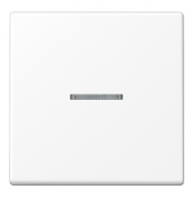 Jung A Flow/A 550 Белый матовый Клавиша 1-аячерный матовый с подсветкой